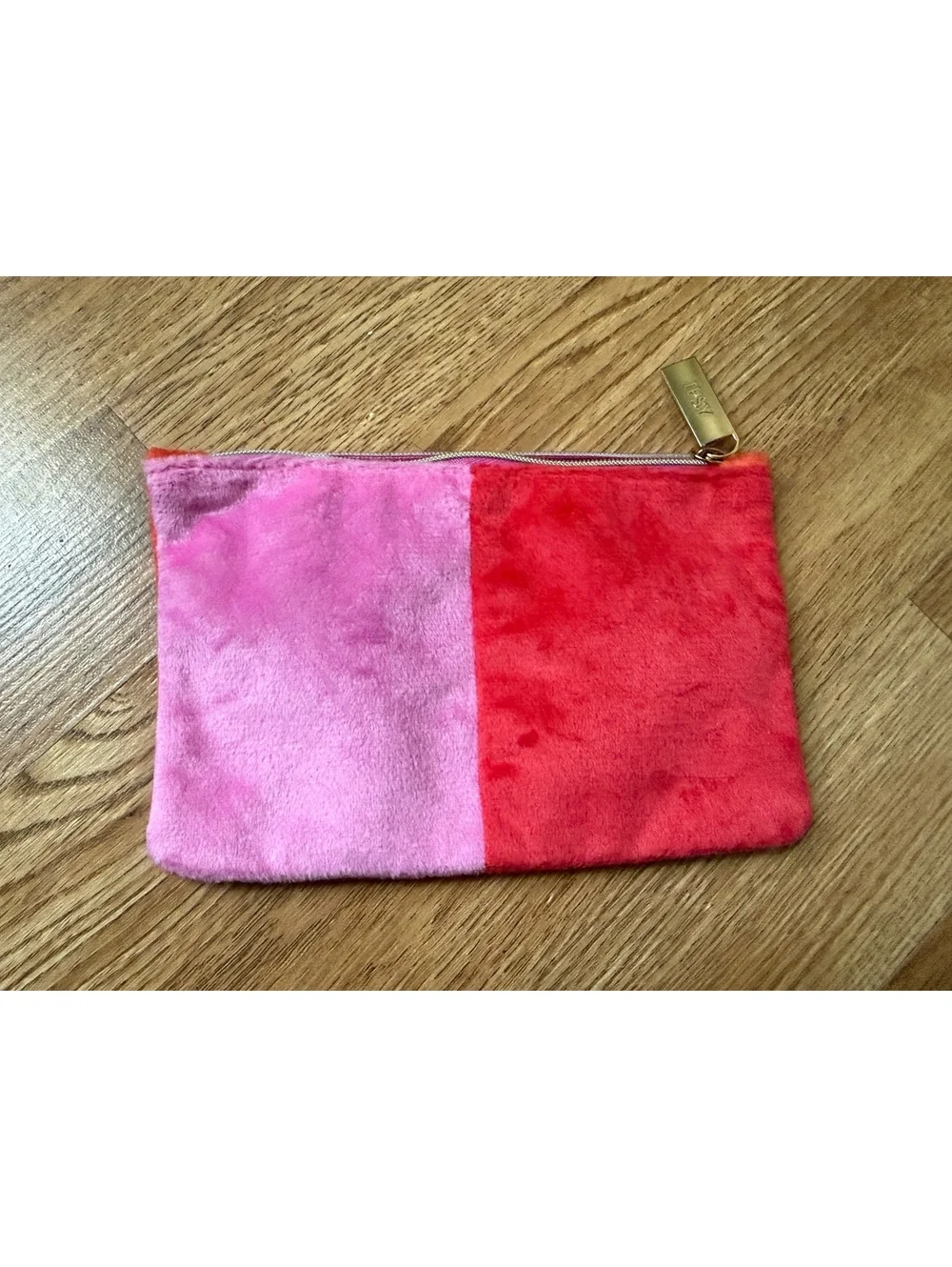 IPSY Hooray Glam Bag Plush Zippered Pouch
